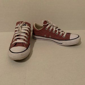Converse All Star rose and white shoes